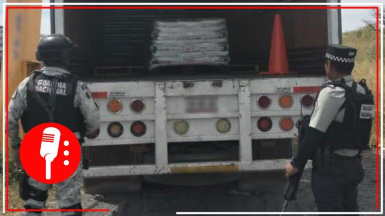 Guardia Nacional frustra el robo de tres tractocamiones; recuperan cargamentos de carne y productos agroquímicos