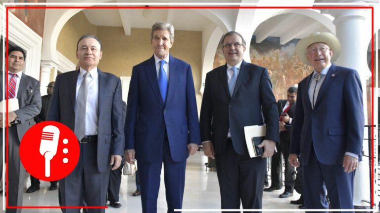 Se reúne AMLO y John Kerry en Sonora; buscan impulsar energías limpias