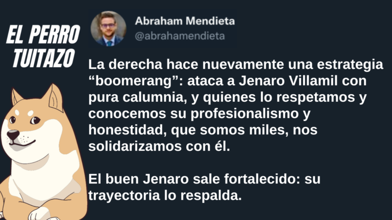 El Perro Tuitazo: Jenaro sale fortalecido de los ataques de Loret