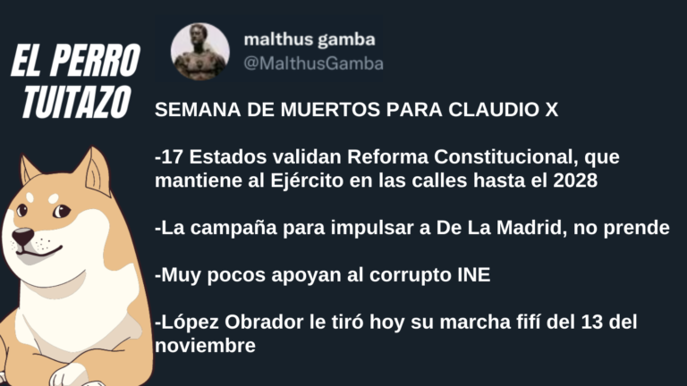 El Perro Tuitazo: Semana de “muertos” para Claudio X. González