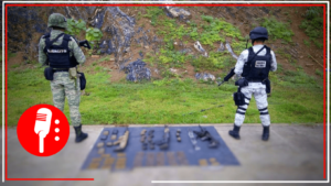 Desmantelan Guardia Nacional y Ejército narco campamento en Michoacán
