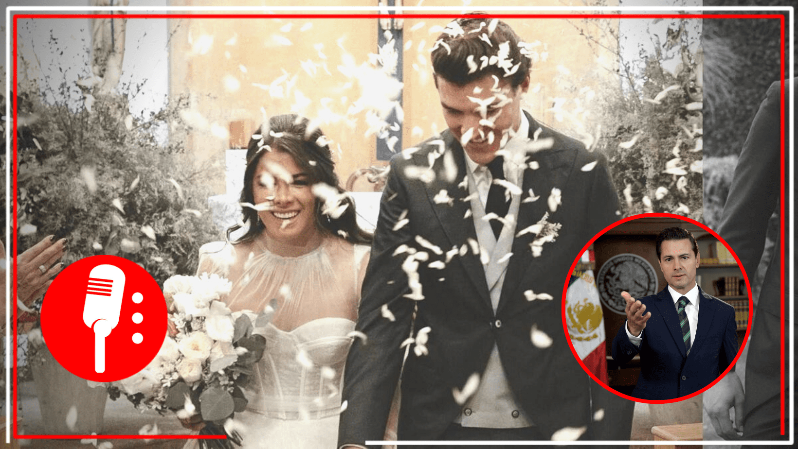 La hija EPN tuvo una boda en la residencia de su padre que niega tener en España