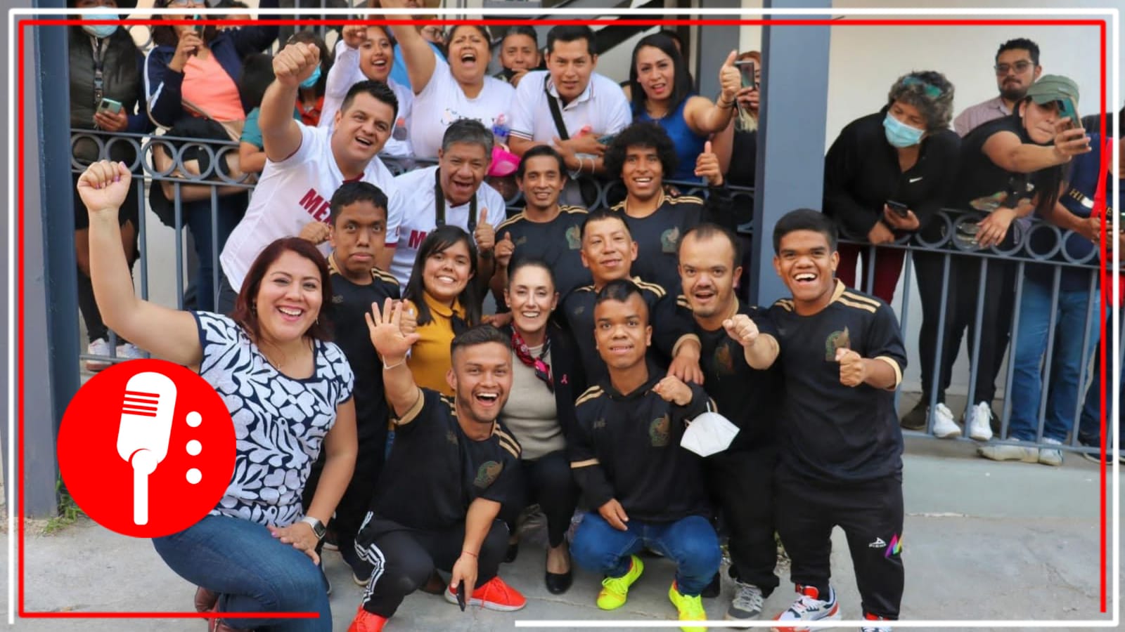 Claudia Sheinbaum rinde su cuarto informe en Tláhuac; estuvo acompañada por la alcaldesa de la demarcación