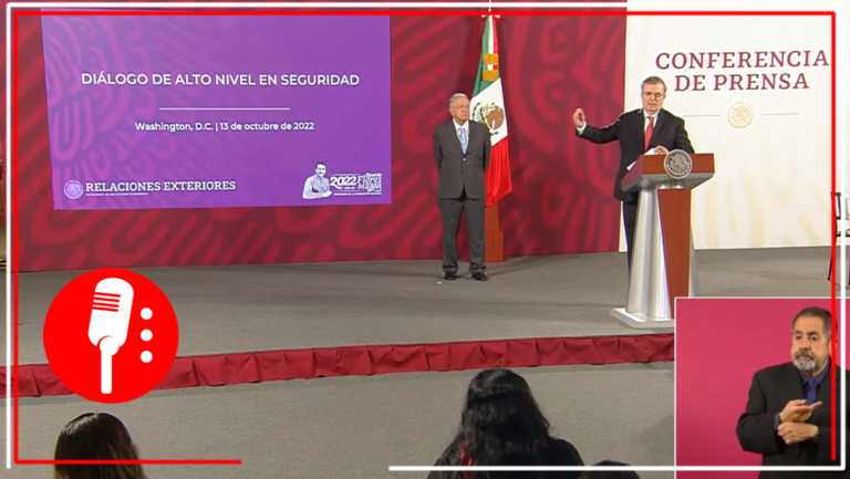 Ebrard informó sobre el Diálogo de Alto Nivel en Seguridad entre México y Estados Unidos