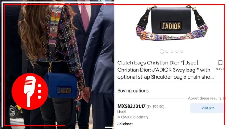 Esposa de Santiago Taboada, alcalde panista de Benito Juárez, es captada portando un bolso de más de 80 mil pesos
