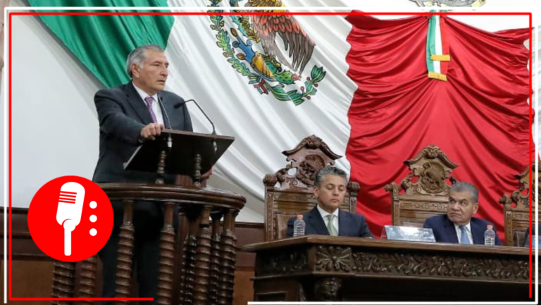 Ante el Congreso de Coahuila, Adán Augusto reafirmó que la investigación contra Calderón se encuentra en una etapa de formación de pruebas