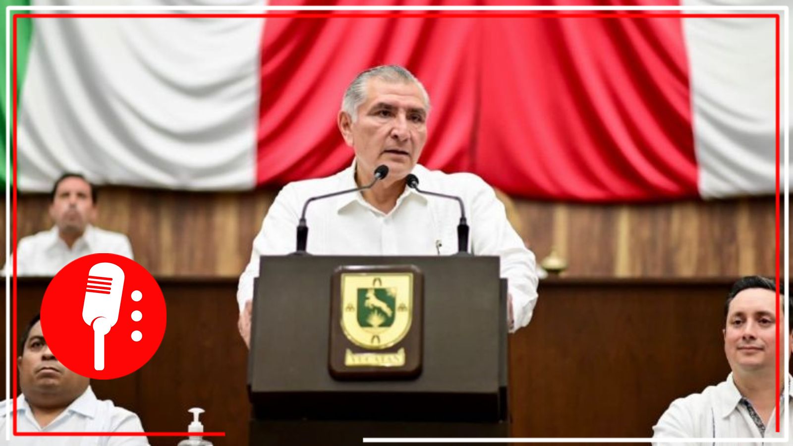 Elogia Adán Augusto a Yucatán y defiende la reforma militar en el Congreso local