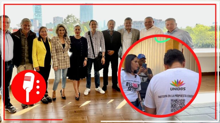 Sandra Cuevas se reúne con Claudio X para apoyar marcha a favor del INE; Lía Limón hostiga a vecinos para que asistan