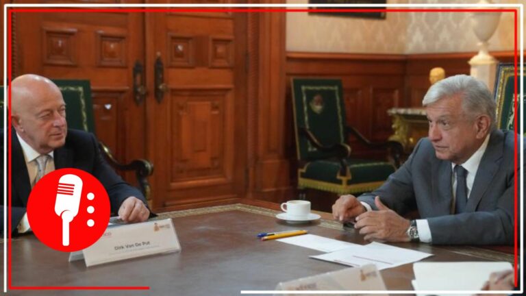 &#8220;Agradecemos su confianza en México&#8221;: Se reúne AMLO con Dirk Van de Put, nuevo presidente de Ricolino