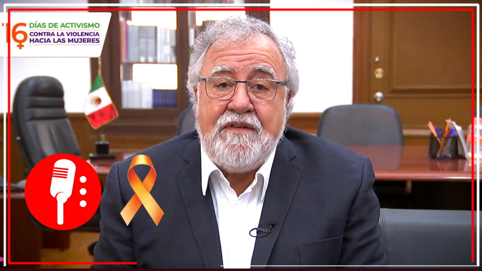 Alejandro Encinas refrenda su compromiso y el del Gobierno para erradicar la violencia contra mujeres