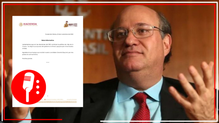 La Secretaría de Hacienda lamentó elección en la presidencia del BID en Brasil