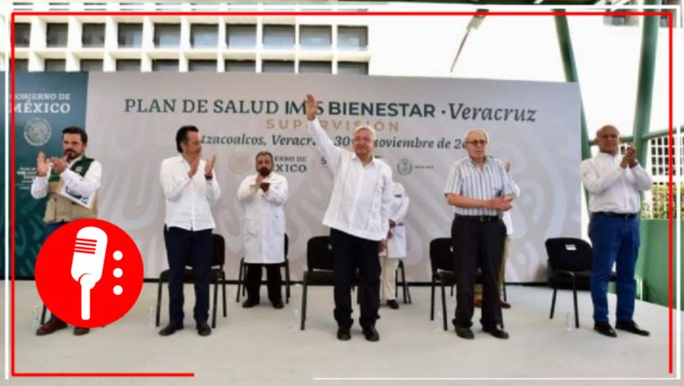 López Obrador visitó Coatzacoalcos para supervisar el Plan de Salud IMSS-Bienestar, en Veracruz