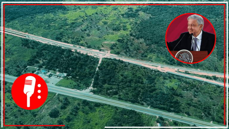 López Obrador informó que ya se han tendido 37 kilómetros de vía del Tren Maya, en el tramo de Mérida a Campeche
