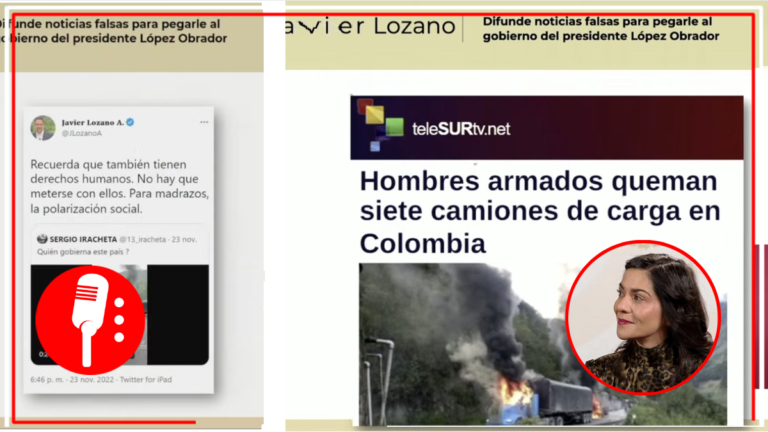 Quién es quién en las mentiras de la semana: García Vilchis señaló que Javier Lozano difunde noticias falsas para desprestigiar a la 4T