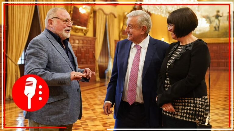 López Obrador y el escritor Fernando Savater, se reúnen en Palacio Nacional