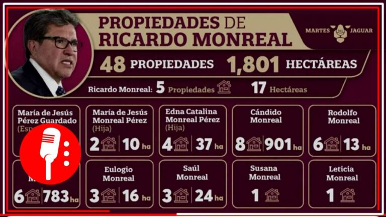 Layda Sansores expone las millonarias propiedades de la familia de Ricardo Monreal