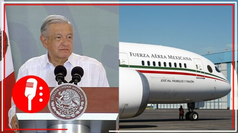 Avión presidencial será entregada a nueva aerolínea del estado, adelantó el Presidente López Obrador