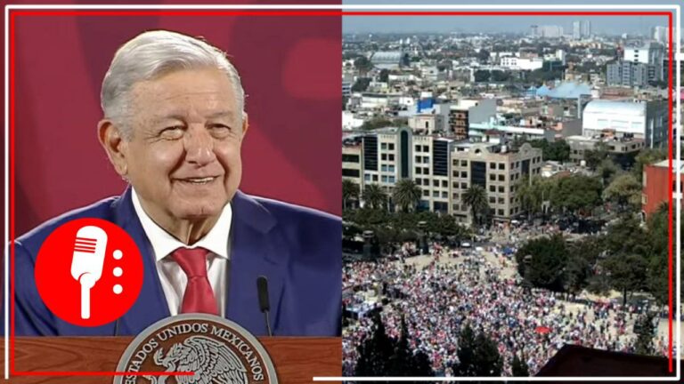 AMLO afirma que marcha en &#8220;defensa&#8221; del INE fue un &#8220;striptease&#8221; político y público del conservadurismo