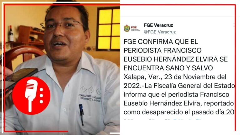 Encuentran con vida al periodista Francisco Hernández Elvira, estaba amordazado y atado de pies y manos en un camino de Cosamaloapan, Veracruz
