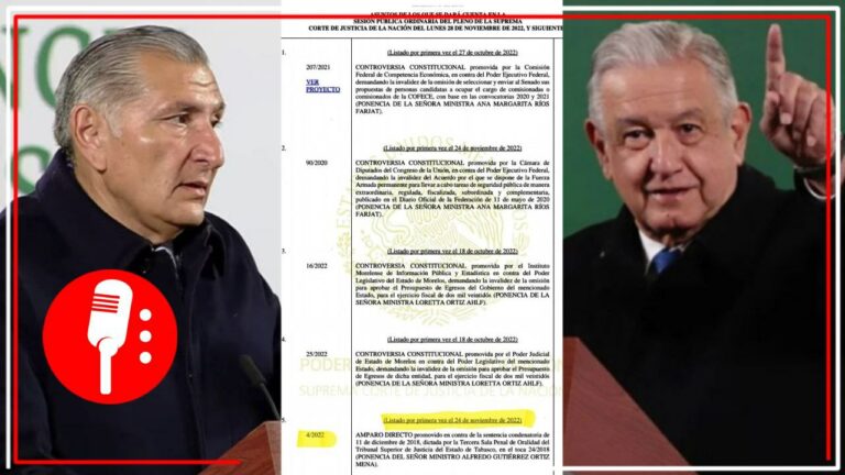 El lunes, SCJN discutirá caso de implicados en injusticia expuesta en documental de Netflix; a finales del 2021, AMLO instruyó a Adán Augusto atender el caso