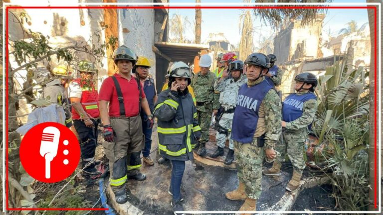 La gobernadora Mara Lezama confirma saldo blanco tras incendio en hoteles en la isla de Holbox, Quintana Roo