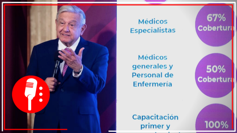 López Obrador reiteró que a finales del próximo año México tendrá uno de los mejores sistemas de salud del mundo