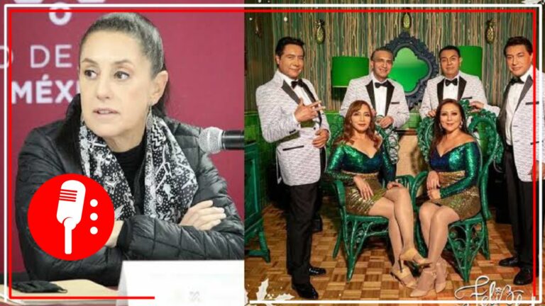 Los Ángeles Azules se presentarán gratis en CDMX, revela Claudia Sheinbaum