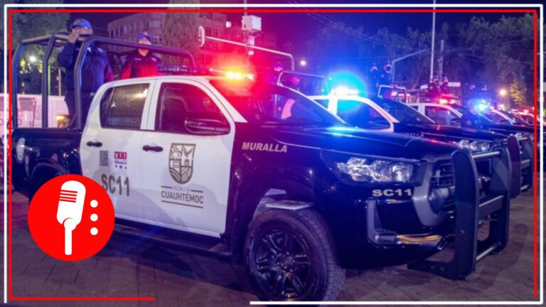 Una más para Sandra Cuevas: Patrullas de la alcaldía Cuauhtémoc circulan sin placas