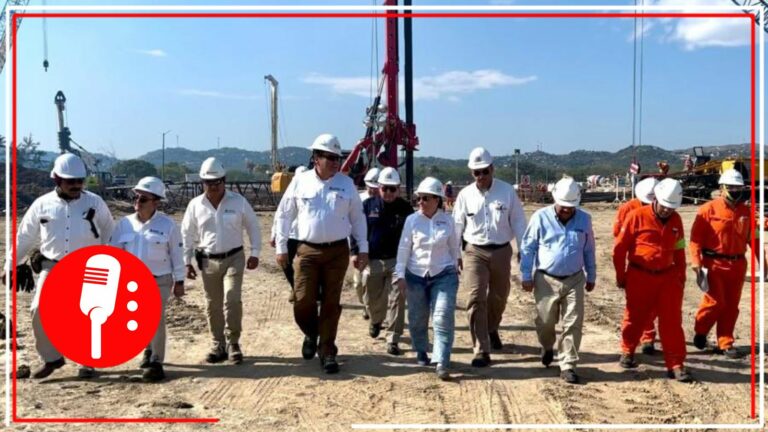 Supervisa Roció Nahle coquizadora en Salina Cruz; avanza el trabajo en la cimentación profunda