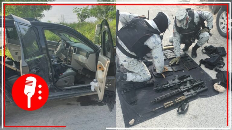 Guardia Nacional detiene a comando armado y rescata a una persona privada de su libertad en Tamaulipas