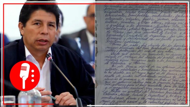 Pedro Castillo agradece apoyo de México, Colombia, Argentina y Bolivia tras su destitución en Perú