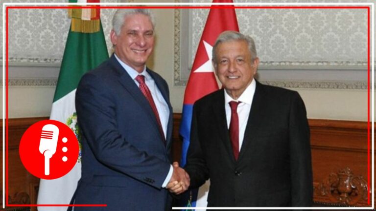 López Obrador habla por teléfono con Miguel Díaz-Canel, presidente de Cuba