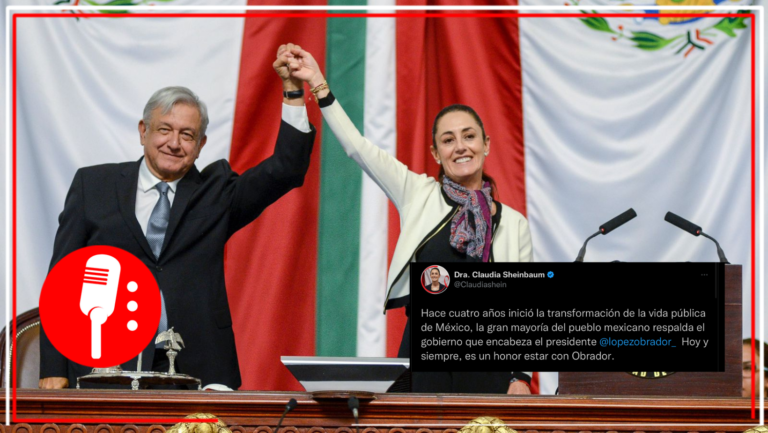 “Hoy y siempre, es un honor estar con Obrador”: Claudia Sheinbaum celebra cuatro años del gobierno de AMLO