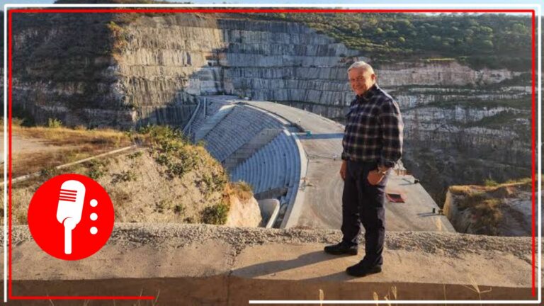 AMLO supervisa obras hidráulicas prioritarias; destaca inversión de 40 mil mdp