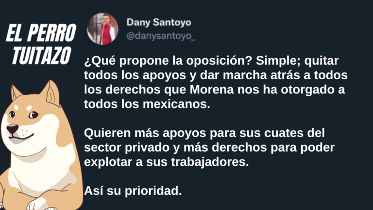 El Perro Tuitazo: La derecha solo propone quitar todos los apoyos