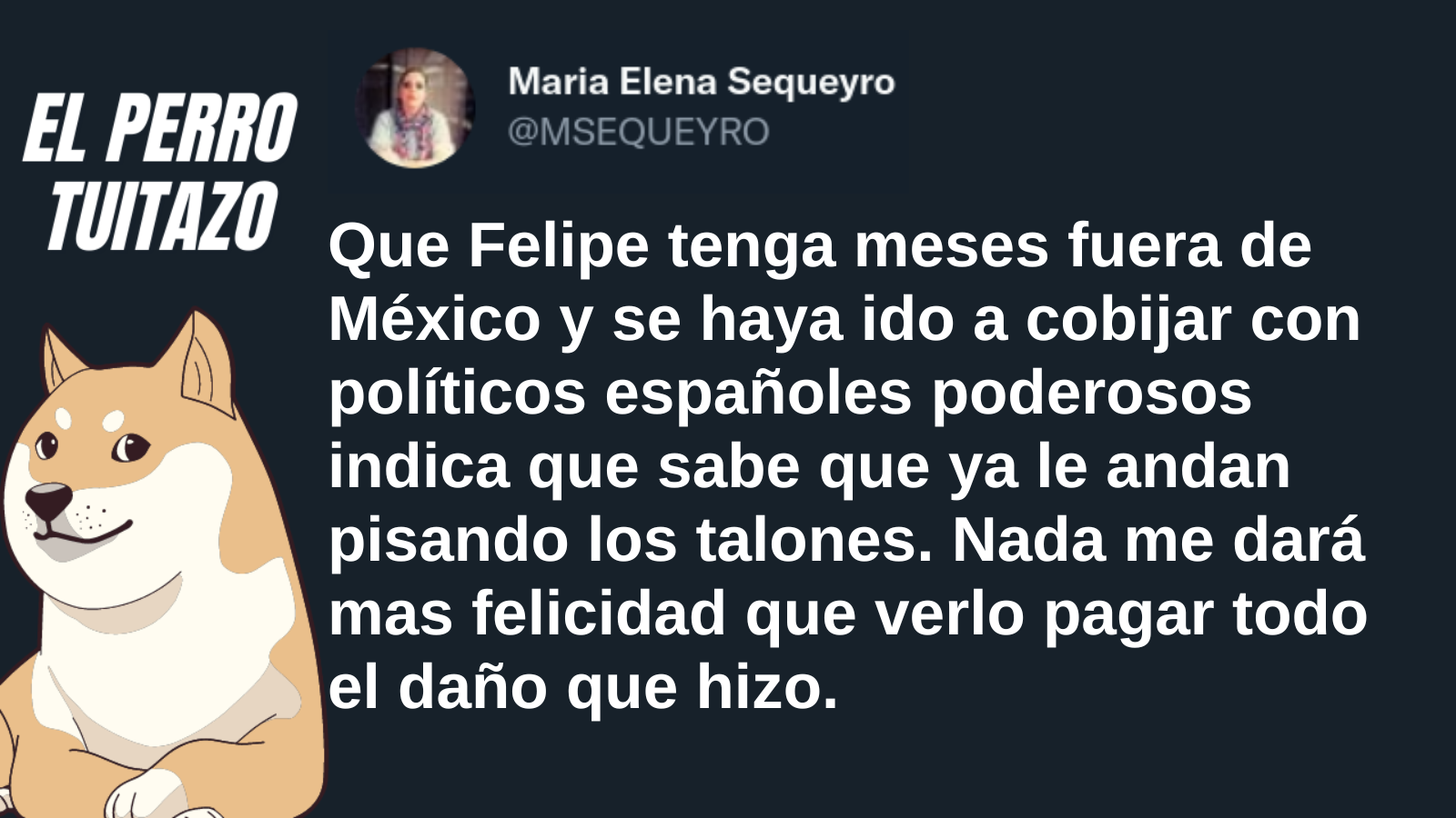 El Perro Tuitazo: Le pisan los talones a Calderón