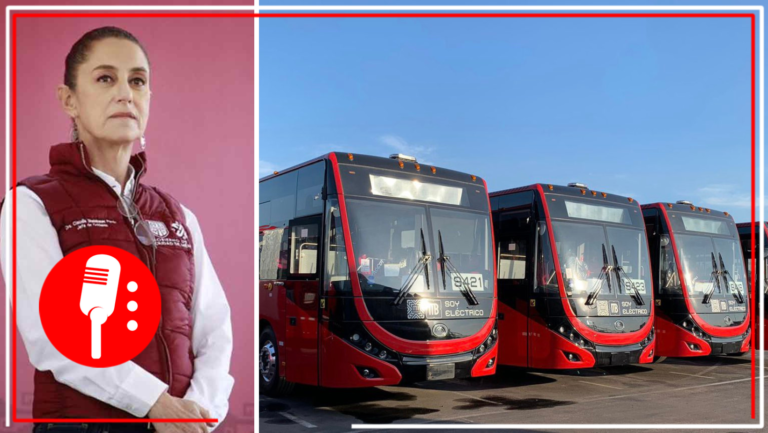 Línea 3 se modernizará; Claudia Sheinbaum informó que el arribo unidades eléctricas del servicio de transporte público Metrobús