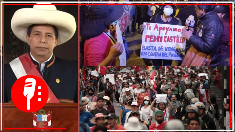 El pueblo peruano se levanta y exige democracia tras la destitución de Pedro Castillo