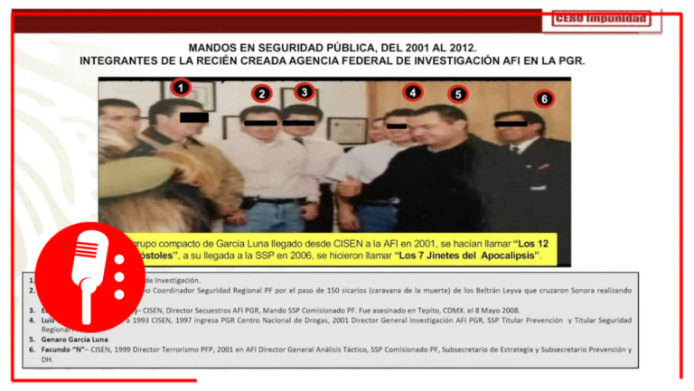 “Los Siete Jinetes del Apocalipsis”: Ricardo Mejía expuso las redes criminales de Genaro García Luna