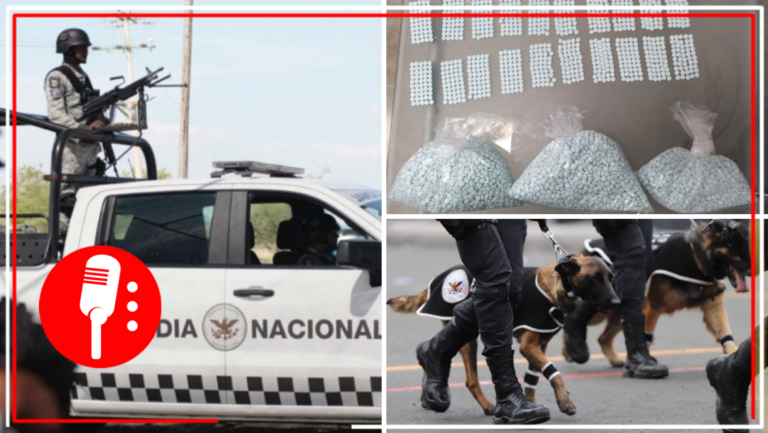 La Guardia Nacional intercepta envíos con pastillas de aparente fentanilo y envoltorios con cristal en el Estado de México