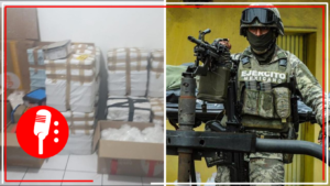 Sedena, Guardia Nacional y FGR aseguraron aproximadamente mil kilogramos de posible metanfetamina en Baja California