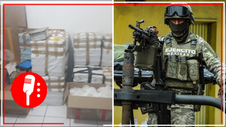 Sedena, Guardia Nacional y FGR aseguraron aproximadamente mil kilogramos de posible metanfetamina en Baja California