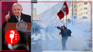 El Presidente López Obrador lamentó la decisión del Gobierno de Perú por optar por la represión