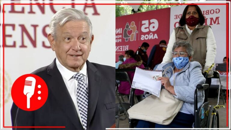 “Las pensiones no se tocan”: sentencia AMLO y explica que si fuera por la derecha, no habría apoyos sociales