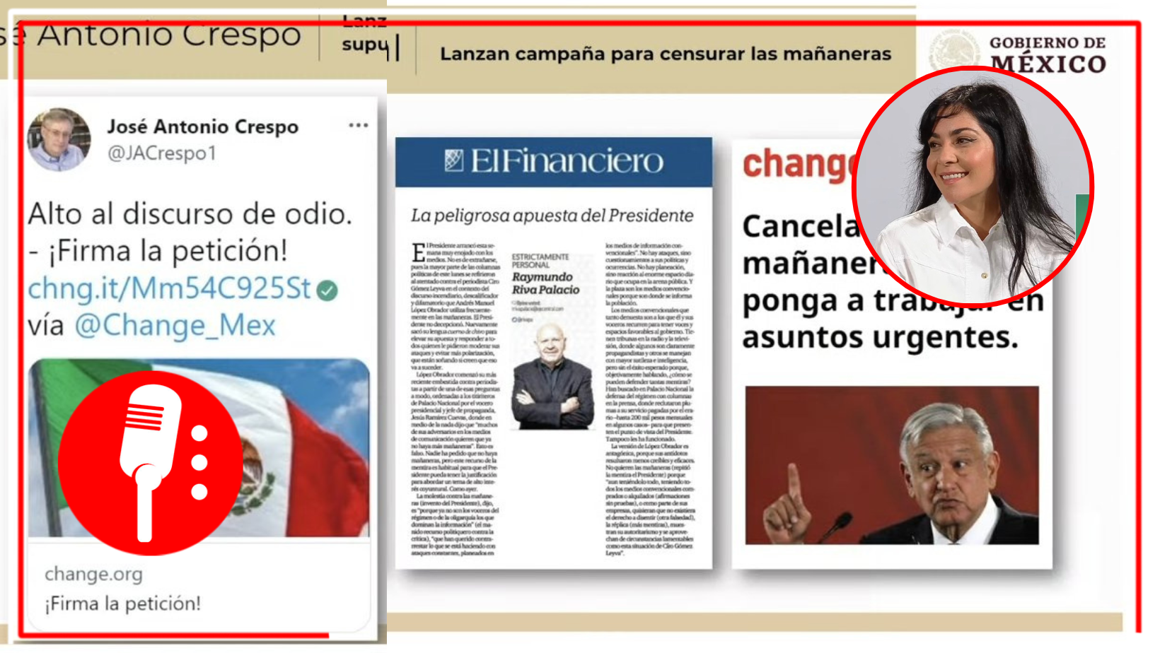 Quién es quién en las mentiras de la semana: García Vilchis aseguró que si hay una campaña para censurar las mañaneras