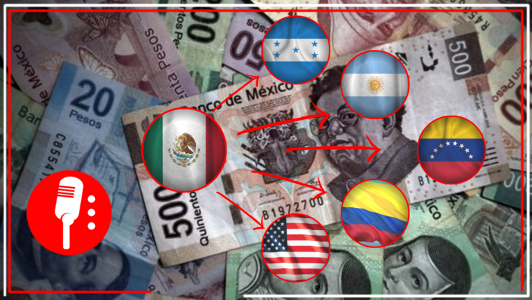 El Banco de México indicó que las remesas que salen de México han mostrado un aumento sustancial