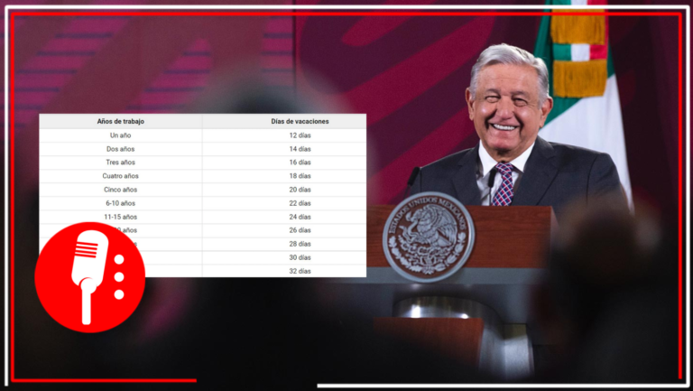 López Obrador dio a conocer que este martes se publicará en el DOF las modificaciones a la Ley Federal del Trabajo para ampliar el periodo vacacional