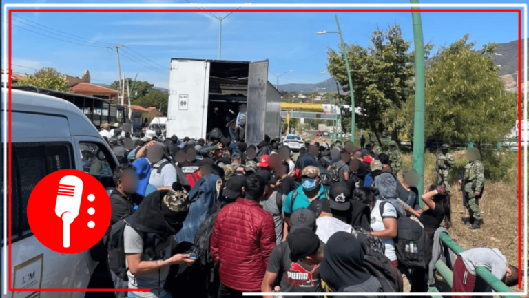 Autoridades de México encuentran y rescatan a 269 migrantes hacinados en un tráiler en Chiapas