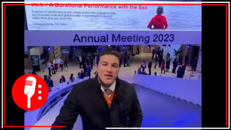 Tunden en redes a Samuel García por asistir al Foro Económico Mundial, en Suiza