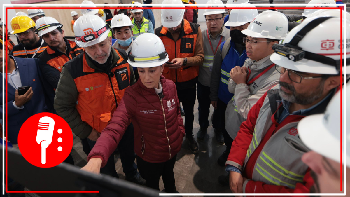 Claudia Sheinbaum supervisa avances en la modernización de la Línea 1 del Metro